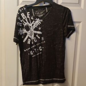 Ed Hardy Black Graphic Tee